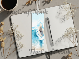 Aluminum Metal Bookmarks, Beach Images TheCraftNook
