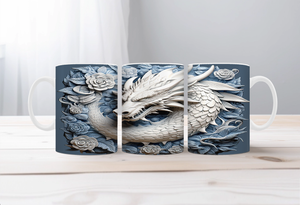 Majestic Dragon Scales Coffee Mug TheCraftNook