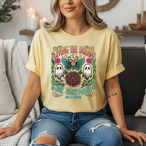 Living the Dream Bright Graphic Tee TheCraftNook