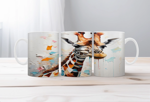 Tall Sips Giraffe Coffee Mugs, two size options. TheCraftNook