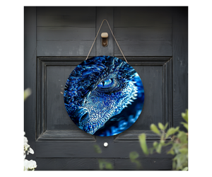 Enter the Dragon’s Lair Welcome Sign TheCraftNook