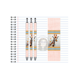 A long‑necked twist on everyday writing, Refillable Pens, Giraffe Images multiple options and Images available. TheCraftNook