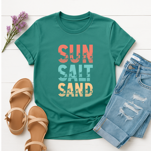 Sun Salt Sand Graphic Tee TheCraftNook