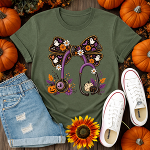Floral Frights & Vital Signs T-Shirt TheCraftNook