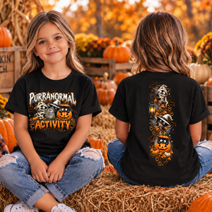 Kids Purranormal Activity Front and back Graphics TheCraftNook