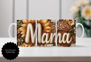 Mother's Day Mugs Human and Fur. TheCraftNook