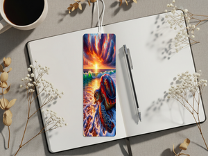 Aluminum Metal Bookmarks, Sea Turtle Images Bring a splash of the sea to every page TheCraftNook