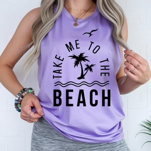 To the Beach Tank Top TheCraftNook