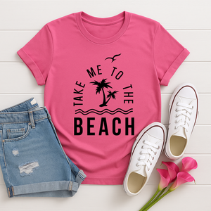 To the Beach Graphic Tee TheCraftNook