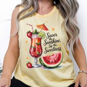 Savor the Sunshine Tank Top TheCraftNook