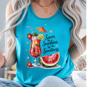 Savor the Sunshine Tank Top TheCraftNook