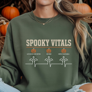 Spooky Vitals Sweatshirt TheCraftNook
