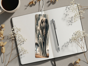 Aluminum Metal Bookmarks, Elephant Images TheCraftNook