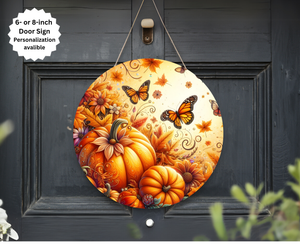 Handmade Fall Door Signs TheCraftNook