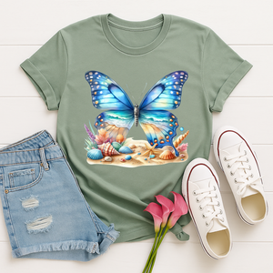 Beachy Butterfly Tee TheCraftNook