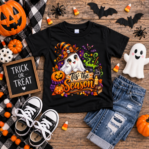 Kids 'Tis the Season Halloween Youth T-Shirt TheCraftNook