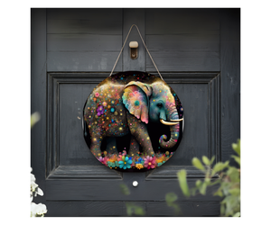 Good Vibes, Good Luck Elephant Sign TheCraftNook