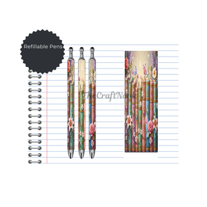 Refillable Pens, Once Upon a Pen – Book Lover Writing Pen. Multiple options and Images available TheCraftNook