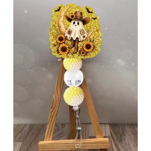 Rustic Boo Badge Pull TheCraftNook