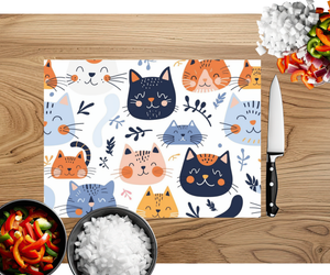 Purrfect Prep Cutting Board TheCraftNook