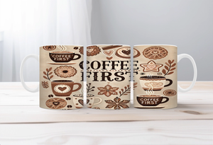 Rise & Grind Coffee Mugs TheCraftNook