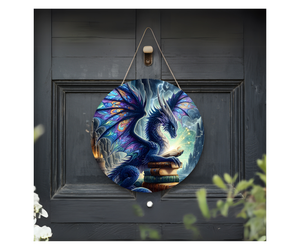 Enter the Dragon’s Lair Welcome Sign TheCraftNook