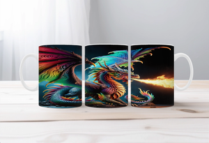 Majestic Dragon Scales Coffee Mug TheCraftNook
