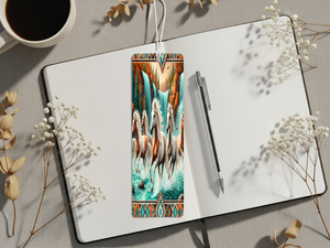 Aluminum Metal Bookmarks, Horse Images TheCraftNook
