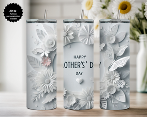 All Mother's 20 oz Stainless Steel Tumbler - Human, and Paws TheCraftNook