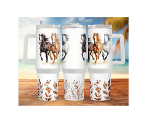 Horse Stainless Steel Tumblers and mugs Multiple Sizes and Images Available TheCraftNook