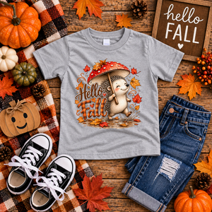 Kids Hello Fall Hedgehog TheCraftNook
