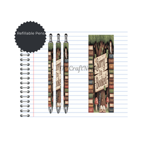 Refillable Pens, Once Upon a Pen – Book Lover Writing Pen. Multiple options and Images available TheCraftNook