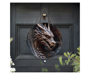 Enter the Dragon’s Lair Welcome Sign TheCraftNook