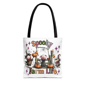 Spooky Farm Life Tote Bag Printify