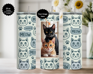 All Mother's 20 oz Stainless Steel Tumbler - Human, and Paws TheCraftNook