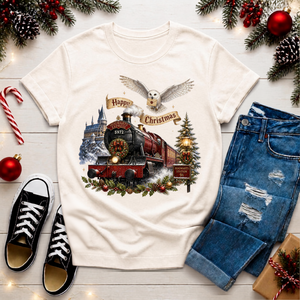 Happy Christmas Express T-Shirt TheCraftNook