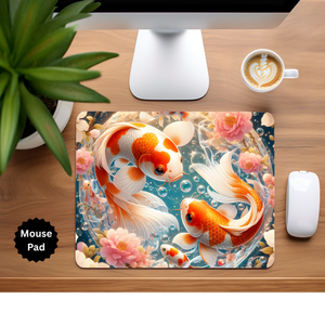 Koi Fish Mouse Pad TheCraftNook