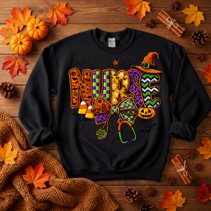 Nurse Life Spooky Vibes Sweatshirt TheCraftNook