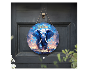 Good Vibes, Good Luck Elephant Sign TheCraftNook