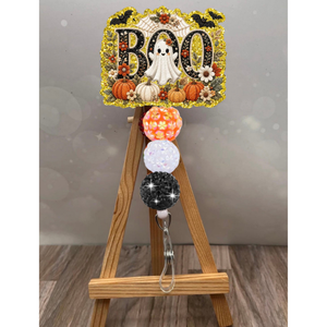 Little Boo Pumpkin Patch Badge Pull TheCraftNook