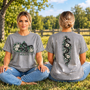 Snake House DH T-shirt Front and Back Graphics TheCraftNook