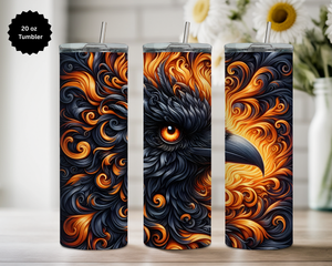 Phoenix 20 oz Stainless Steel Tumbler - Rise & Shine Collection TheCraftNook