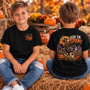 Kids Ride em Spooky Pocket and Back Graphics TheCraftNook