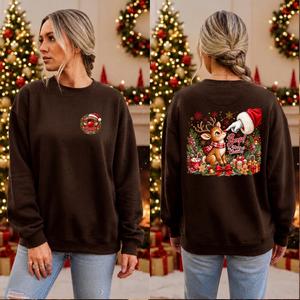 Boop Sweatshirt Pocket and back Graphics TheCraftNook