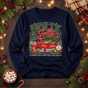 Holly Jolly Farm Long Sleeve Tee TheCraftNook