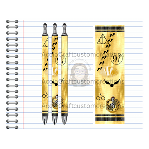 Refillable Pens, Wizard Images. Write with a little magic! ✨🪄Multiple options and Images available. TheCraftNook