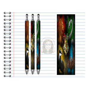 Refillable Pens, Wizard Images. Write with a little magic! ✨🪄Multiple options and Images available. TheCraftNook