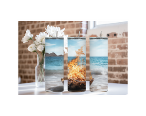 20 oz Beach Bliss Stainless Steel Tumblers, Multiple images to Choose from. TheCraftNook