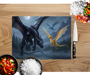 Majestic Dragon Scales Cutting Board TheCraftNook