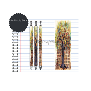 Refillable Pens, Once Upon a Pen – Book Lover Writing Pen. Multiple options and Images available TheCraftNook